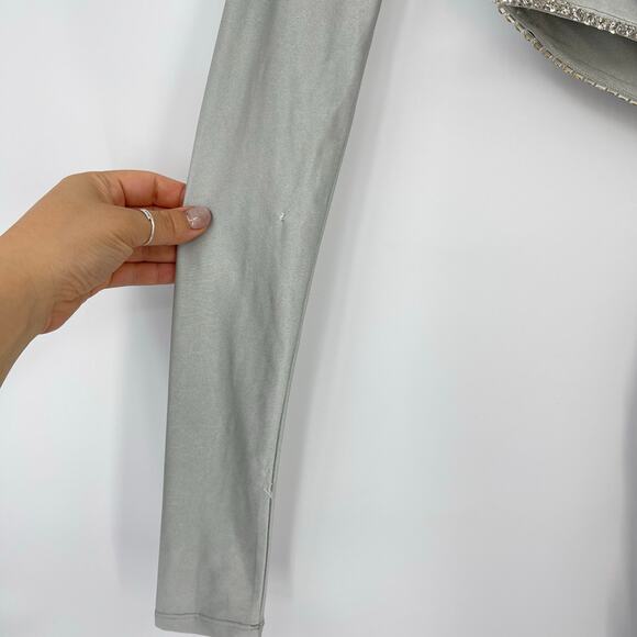 Khanum's | NWT One Shoulder Sash Mini Dress in Silver Party Rhinestone Trim XS - Picture 13 of 16